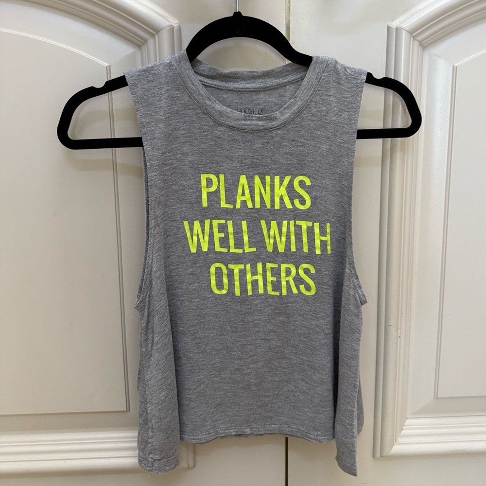 House of tens crop tank